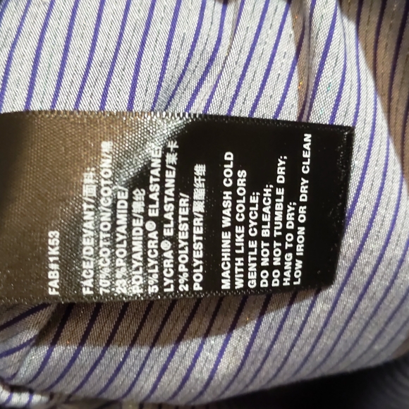 Lafayette 148 Gray Phaedra Metallic Striped Blouse - Picture 8 of 11